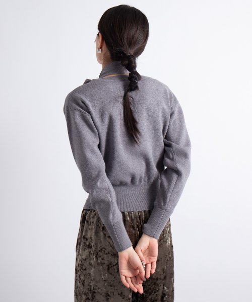 SETUP7(SETUP7)/【谷まりあさん着用！SWEET11月号掲載品商品】2WAY RIBBON KNIT TOPS ボウタイニット/img62