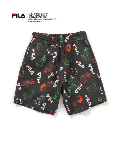 BREEZE(ブリーズ)/WEB限定 PEANUTS×FILA(フィラ)コラボ　総柄ハーフパンツ/img01