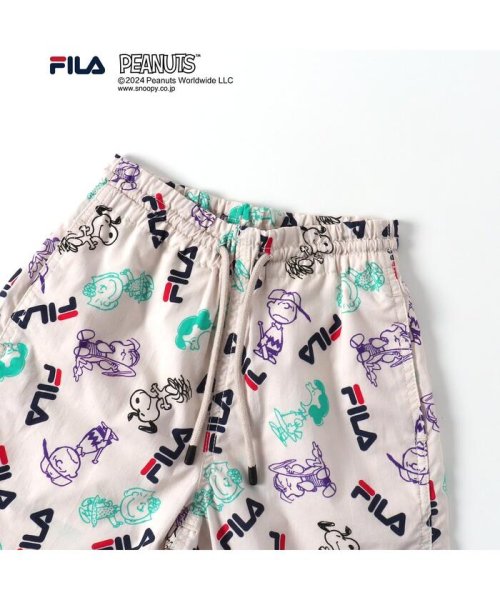 BREEZE(ブリーズ)/WEB限定 PEANUTS×FILA(フィラ)コラボ　総柄ハーフパンツ/img05