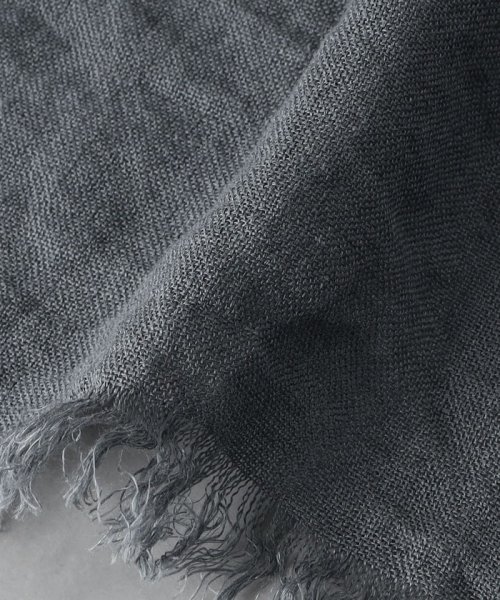 【一部別注】＜ASAUCE MELER＞リネン ガーゼ ストール 