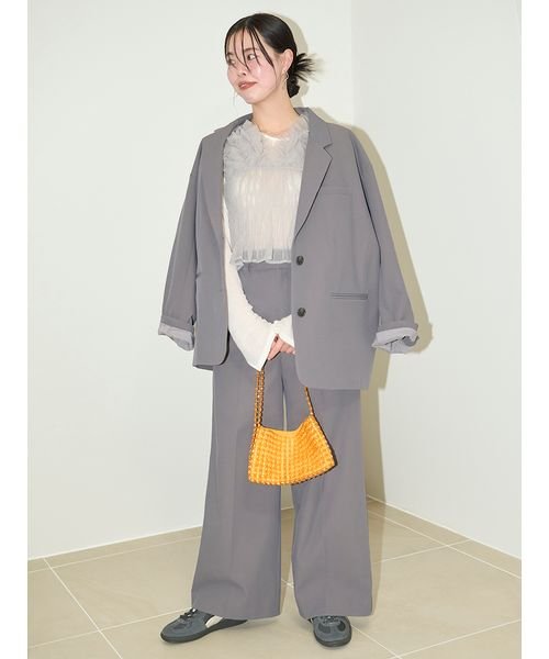 emmi atelier(emmi　atelier)/【セットアップ対応商品】【emmi atelier】アジャストウエストセミワイドスラックス/img26