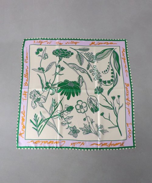 ＜manipuri＞シルク スカーフ L 24SS 