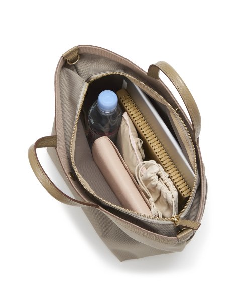 【Breath TOPKAPI】NORM ノーム リサイクル ポリエステル シュリンクレザー コンビ B5 トート バッグ NORM ノーム