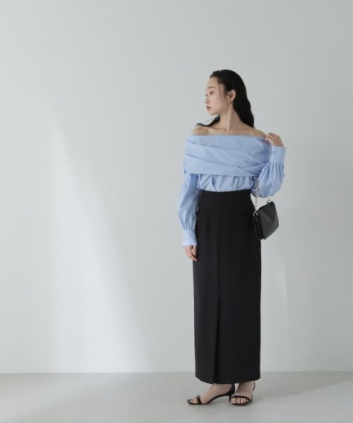 NATURAL BEAUTY BASIC(ナチュラルビューティーベーシック)/オフショルブラウス　24SS/img27