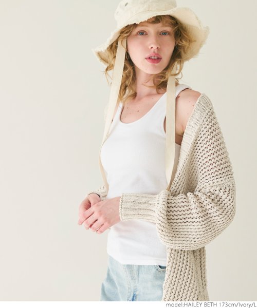 ローゲージカーディガン（長袖/無地/前開き/羽織り/カギ編み） 人気・おすすめ｜使いやすい・旅行におすすめ セール中 全国発送 国内発送対応