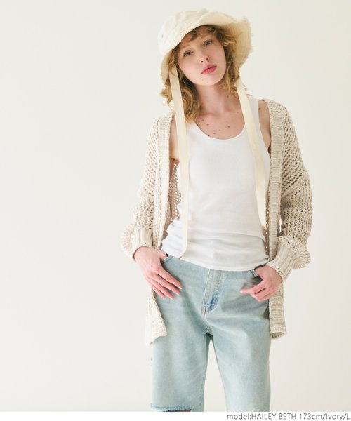 ローゲージカーディガン（長袖/無地/前開き/羽織り/カギ編み） 人気・おすすめ｜使いやすい・旅行におすすめ セール中 全国発送 国内発送対応