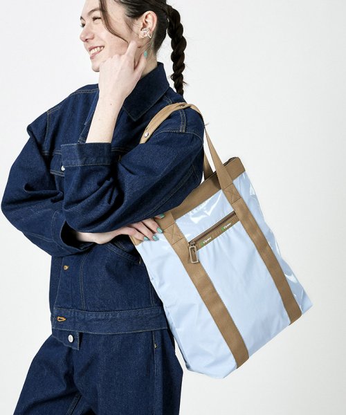 N/S ZIP TOTE50THパウダーブルーシャイン N/S ZIP