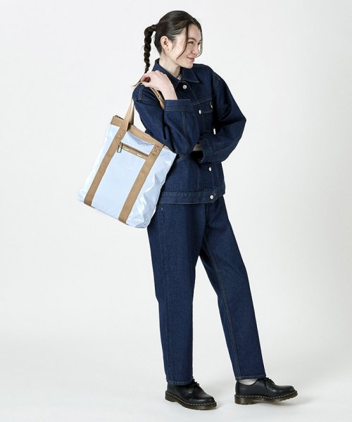 N/S ZIP TOTE50THパウダーブルーシャイン N/S ZIP