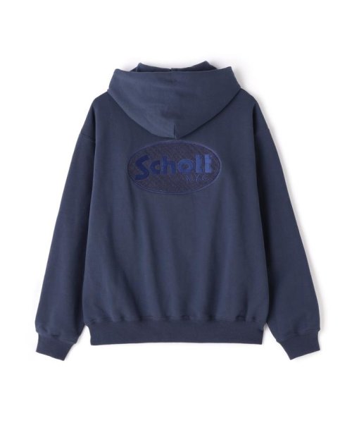 Schott(ショット)/WEB LIMITED/HOODED SWEAT OVAL CHENILLE LOGO/オーバル ロゴ パーカー /img33