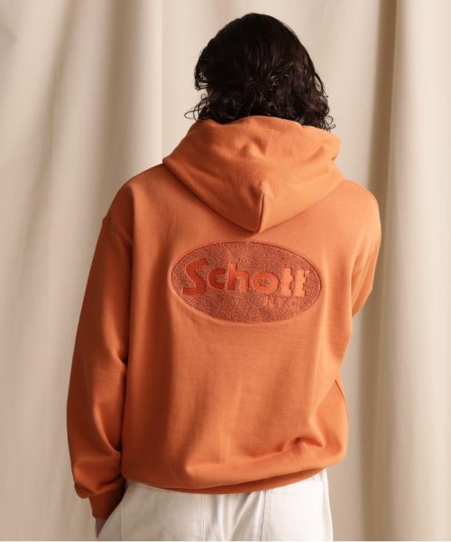 Schott(ショット)/WEB LIMITED/HOODED SWEAT OVAL CHENILLE LOGO/オーバル ロゴ パーカー /img35