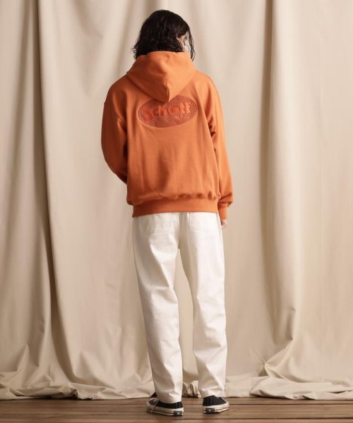 Schott(ショット)/WEB LIMITED/HOODED SWEAT OVAL CHENILLE LOGO/オーバル ロゴ パーカー /img37