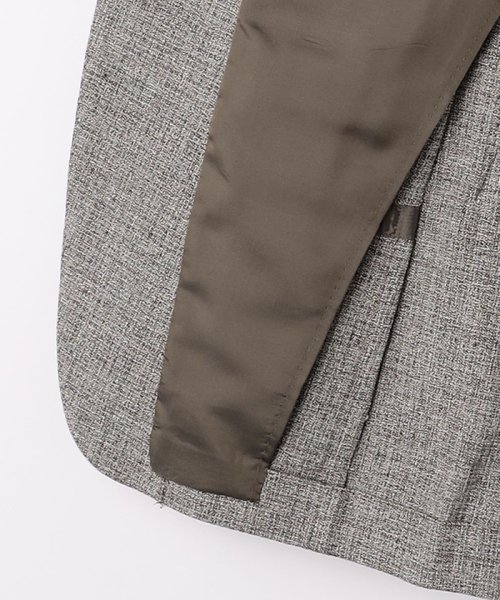 コットン リネン ブークレ 2B RG ジャケット 2B RG 着用サイズ:L T1297833803 (10010円)