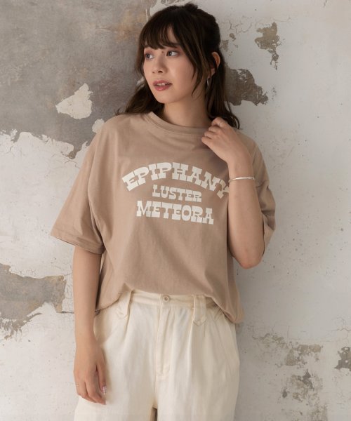 ad thie(アドティエ)/LUSTER切替Tシャツビックシルエット サイドステッチ 半袖 ロング丈 チュニック 夏/img27