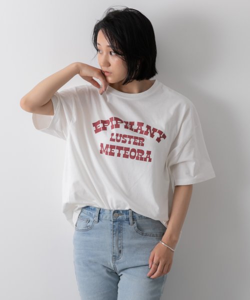 ad thie(アドティエ)/LUSTER切替Tシャツビックシルエット サイドステッチ 半袖 ロング丈 チュニック 夏/img31