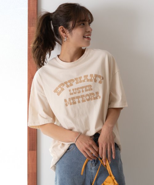 ad thie(アドティエ)/LUSTER切替Tシャツビックシルエット サイドステッチ 半袖 ロング丈 チュニック 夏/img35