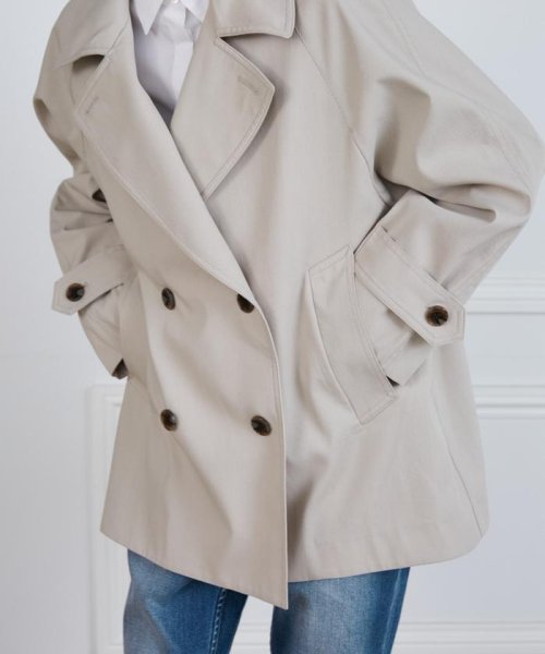 ショートトレンチコート DGJ1782466293(13750円)