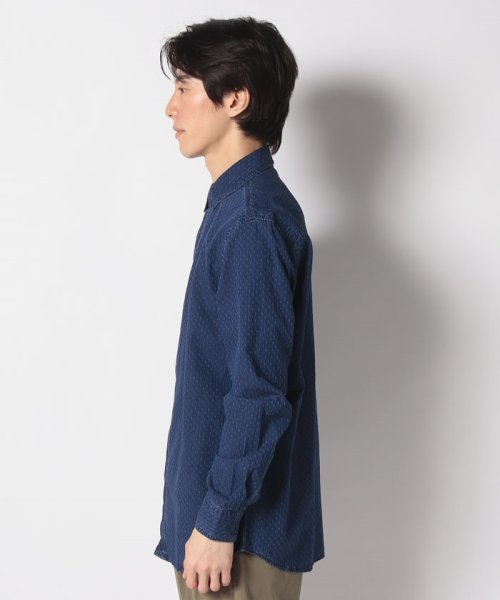 BENETTON (mens)(ベネトン（メンズ）)/長袖コットンドビーウォッシュデニムシャツ/img05