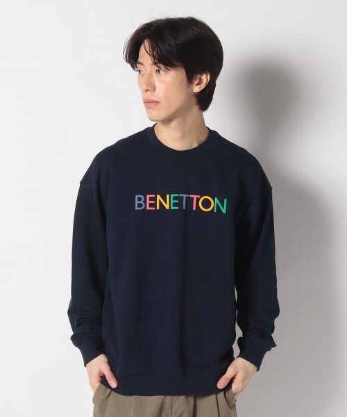 BENETTON (mens)(ベネトン（メンズ）)/クルーネックフロントブランドロゴプリントスウェット・トレーナー/img10