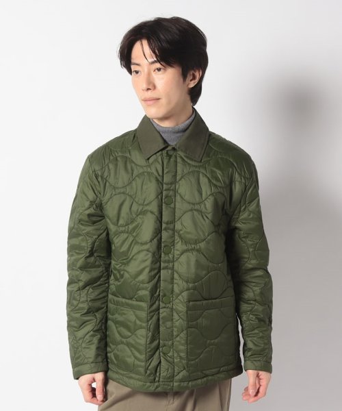 BENETTON (mens)(ベネトン（メンズ）)/リサイクルナイロンオニオンキルティング襟付きジャケット/img06