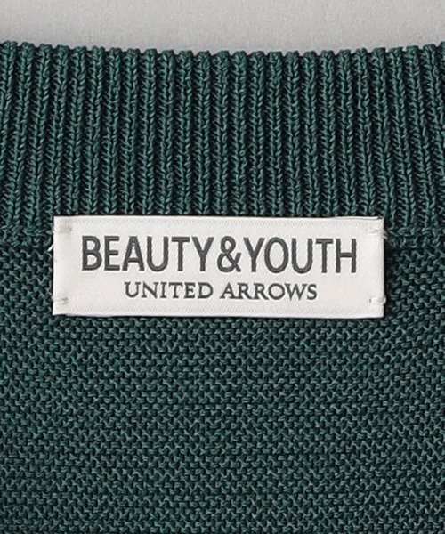 BEAUTY&YOUTH UNITED ARROWS(ビューティーアンドユース　ユナイテッドアローズ)/パールステッチ フォルム クルーネック ニット/img31