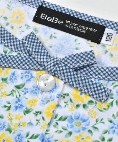 BeBe(ベベ)/【お揃い】フラワーガーデンフリル袖ブラウス(100~150cm)/img08
