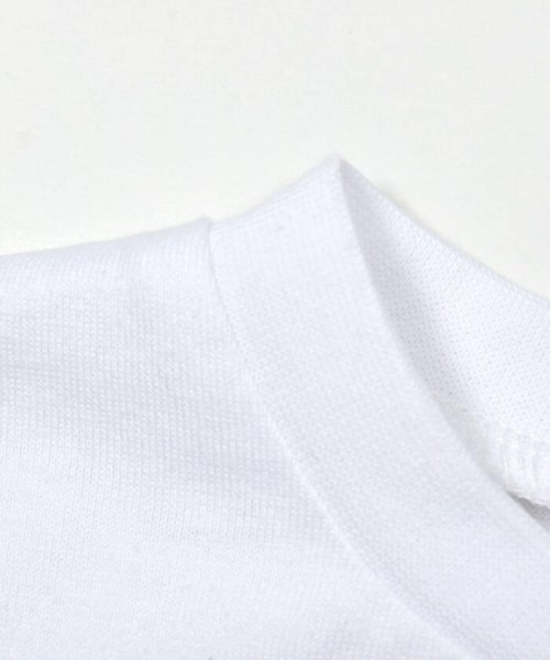 BeBe(ベベ)/異素材切り替えペプラムロゴTシャツ(100~150cm)/img04
