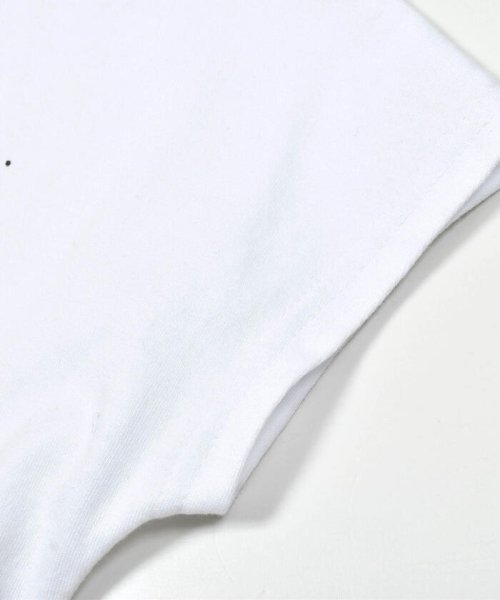 BeBe(ベベ)/異素材切り替えペプラムロゴTシャツ(100~150cm)/img07