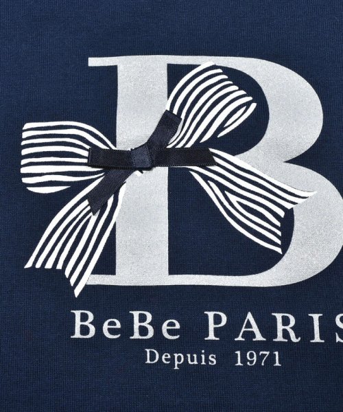 BeBe(ベベ)/グリッターロゴリボン天竺Tシャツ(90~150cm)/img15