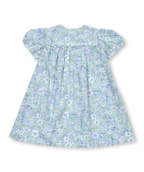 BeBe Petits Pois Vert(ベベ プチ ポワ ヴェール)/パステル花柄スカラップワンピース(95~150cm)/img06