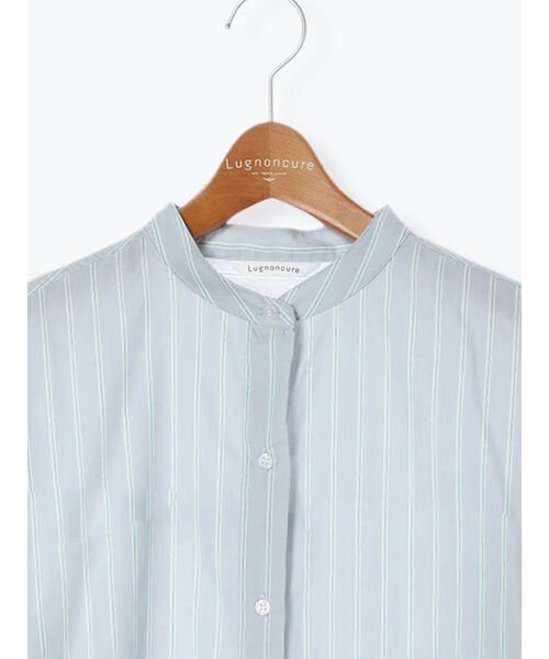Lugnoncure(ルノンキュール)/バンドカラー袖シャーリングシャツ/img15