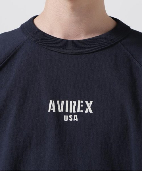 AVIREX(AVIREX)/《直営店限定》NOT SWEAT T－SHIRT USN / ノット スウェット Tシャツ USネイビー / AVIREX / アヴィレック/img06