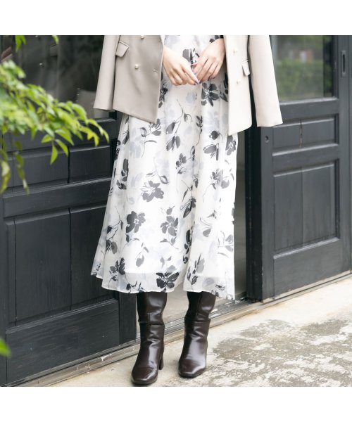 バイカラーフラワーワンピース/MM337409 人気・おすすめ｜使いやすい・旅行におすすめ 品質保証 全国発送 日本国内発送・最短翌日お届け