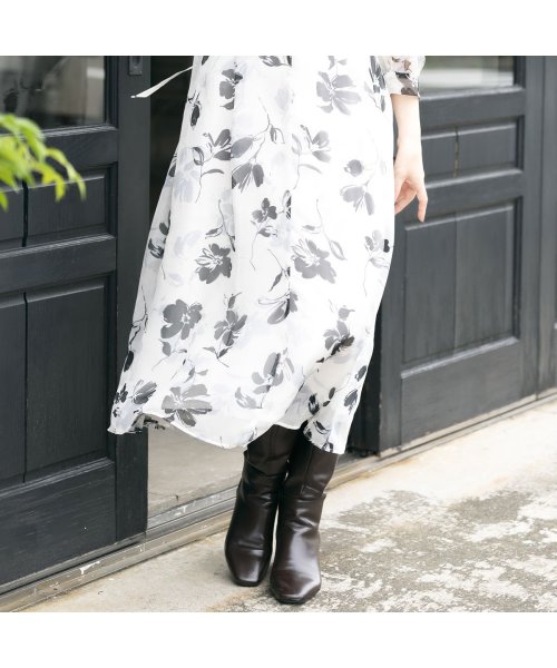 バイカラーフラワーワンピース/MM337409 人気・おすすめ｜使いやすい・旅行におすすめ 品質保証 全国発送 日本国内発送・最短翌日お届け