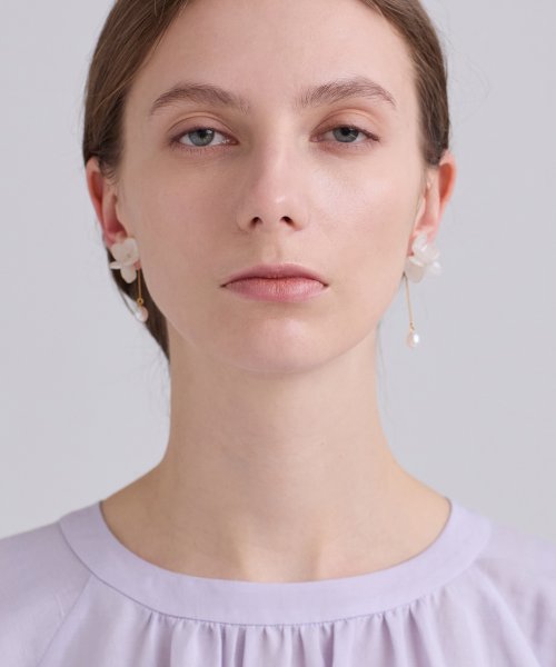 【alpaca to hana/アルパカトハナ】PEARL ajisai ピアス alpaca to hana/アルパカトハナ