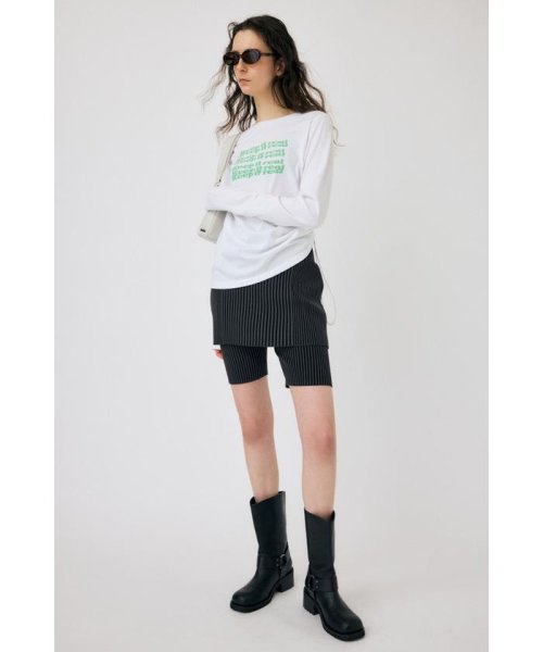 moussy(マウジー)/SIDE GATHER LS Tシャツ/img02