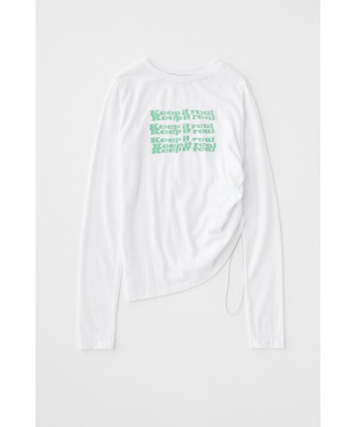 moussy(マウジー)/SIDE GATHER LS Tシャツ/img06