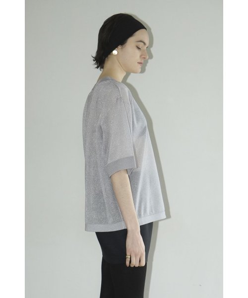 CLANE(クラネ)/SHEER  VNECK KNIT TOPS/img10