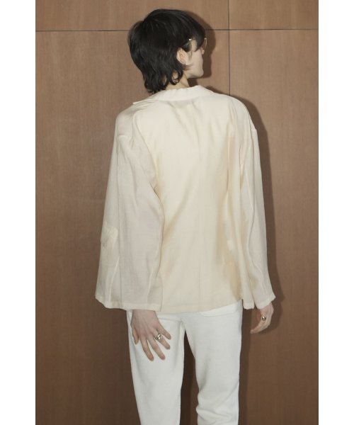 CLANE(クラネ)/SHEER TAILORED SHIRT/img11