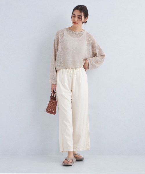 ［size SHORT/TALLあり］BREEZE LINEN ブリーズリネン ワイド パンツ ホワイト 人気・おすすめ｜使いやすい・旅行におすすめ 品質保証 全国発送 正規品・日本国内発送・安心保証付き