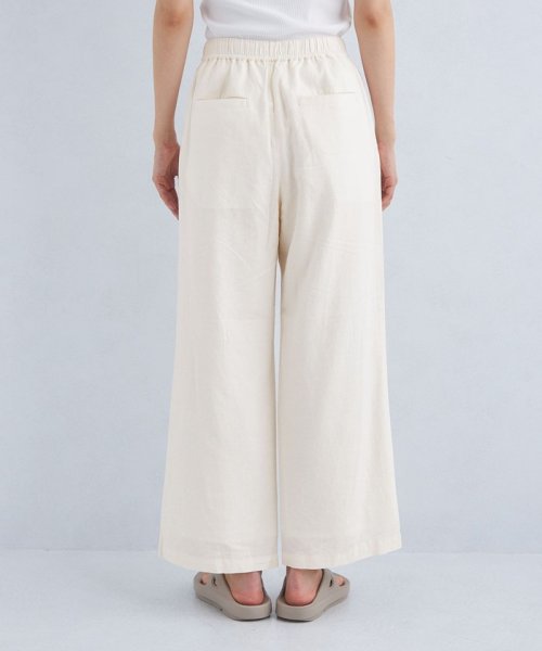 ［size SHORT/TALLあり］BREEZE LINEN ブリーズリネン ワイド パンツ ホワイト 人気・おすすめ｜使いやすい・旅行におすすめ 品質保証 全国発送 正規品・日本国内発送・安心保証付き