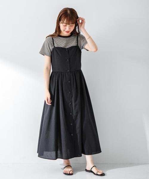 URBAN RESEARCH Sonny Label(アーバンリサーチサニーレーベル)/『UR TECH Smart Linen Touch』キャミソールワンピース/img20