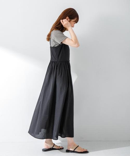 URBAN RESEARCH Sonny Label(アーバンリサーチサニーレーベル)/『UR TECH Smart Linen Touch』キャミソールワンピース/img20