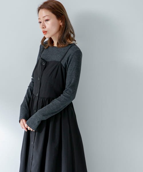 URBAN RESEARCH Sonny Label(アーバンリサーチサニーレーベル)/『UR TECH Smart Linen Touch』キャミソールワンピース/img25