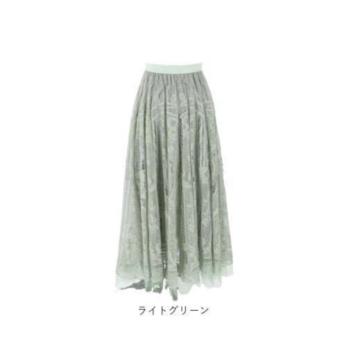 BACKYARD FAMILY(バックヤードファミリー)/レース ロングスカート mmllskirt1207c/img12