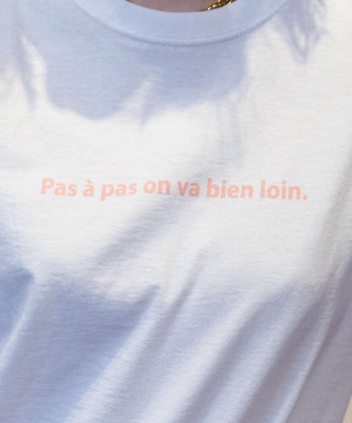 Rouge vif la cle(ルージュヴィフラクレ)/ロゴコンパクトTシャツ/img25