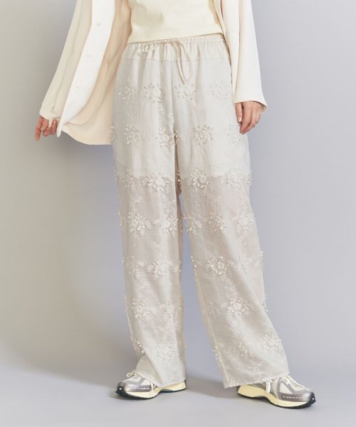 セルロースナイロン エンブロイダリー パンツ B80 W56 H85