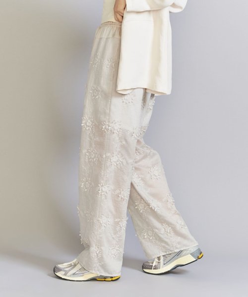 セルロースナイロン エンブロイダリー パンツ B80 W56 H85