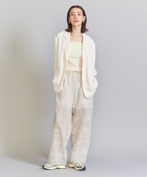 セルロースナイロン エンブロイダリー パンツ B80 W56 H85