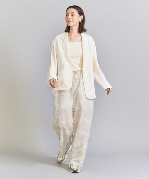 セルロースナイロン エンブロイダリー パンツ B80 W56 H85