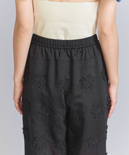 セルロースナイロン エンブロイダリー パンツ B80 W56 H85